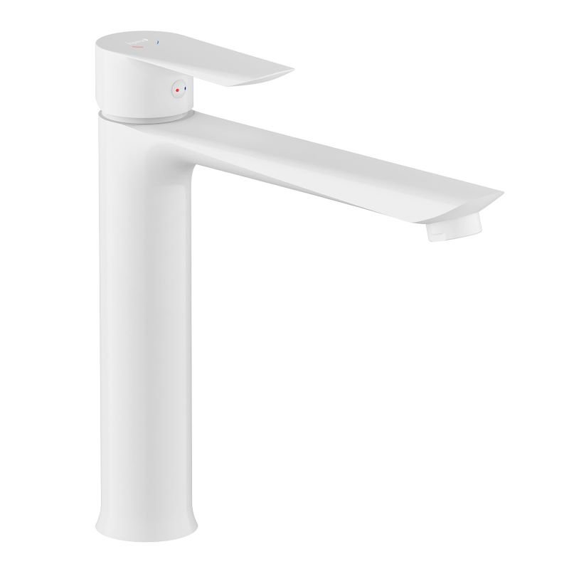 Смеситель для умывальника "Imprese" VACLAV белый высокий