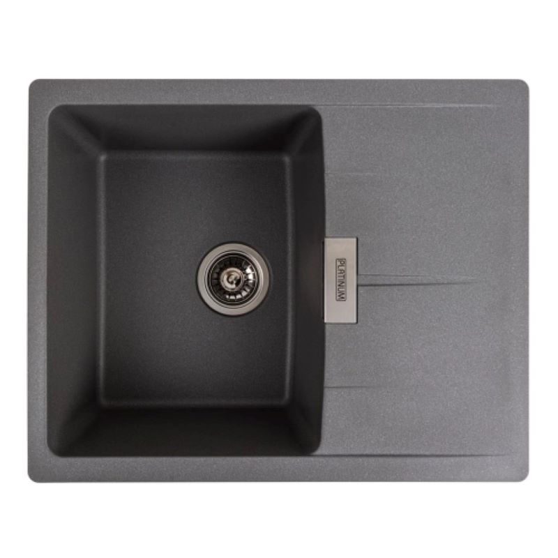 Гранитная мойка PLATINUM ZIRKONE 62х50 (7 вариантов цвета)