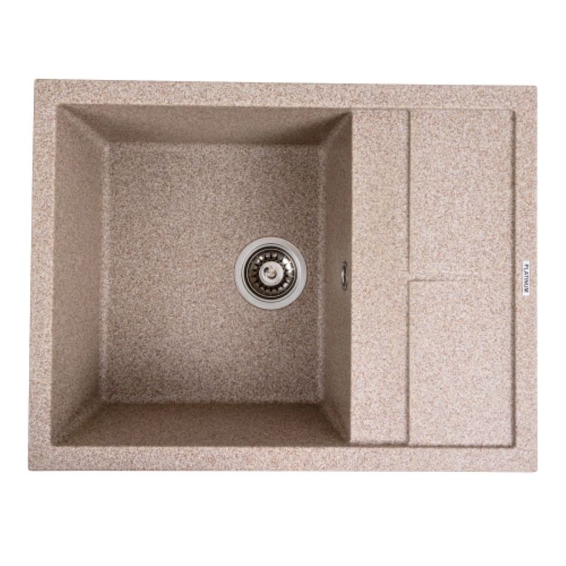 Гранитная мойка PLATINUM LOTOS 65х50 (8 вариантов цвета)