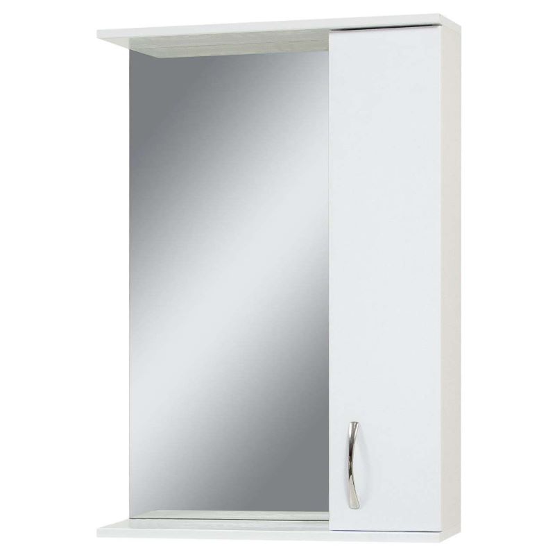 Зеркало со шкафом Aqua Gold BASIC 60 белое без подсветки