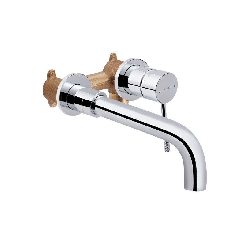 Смеситель для умывальника Qtap Scorpio скрытого монтажа хром