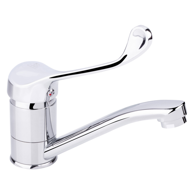 Смеситель для умывальника локтевой Lidz Watt 002M хром