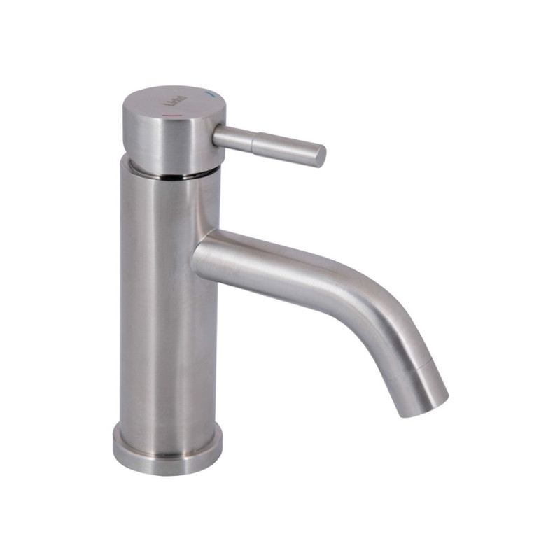 Смеситель для умывальника Lidz Aria 0011F никель