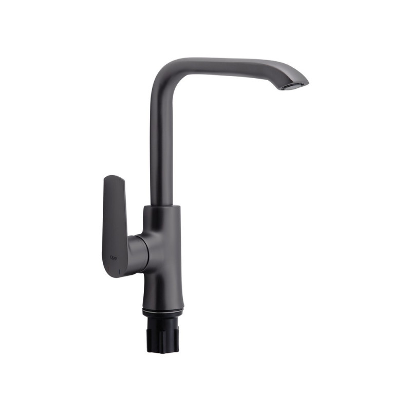 Смеситель для кухни Qtap Zelnava графит