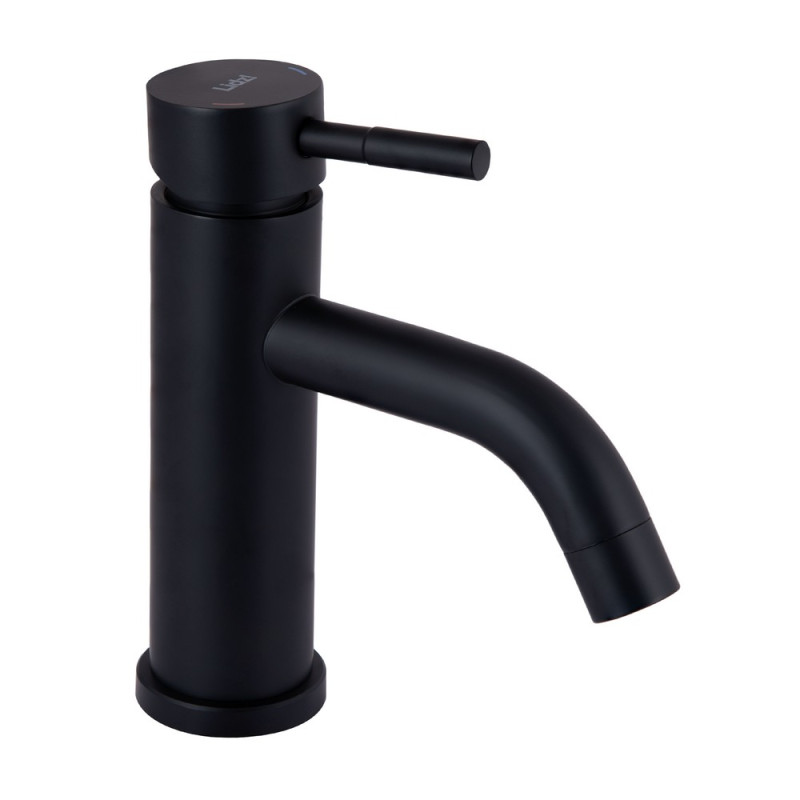 Смеситель для умывальника Lidz Aria 0011F черный