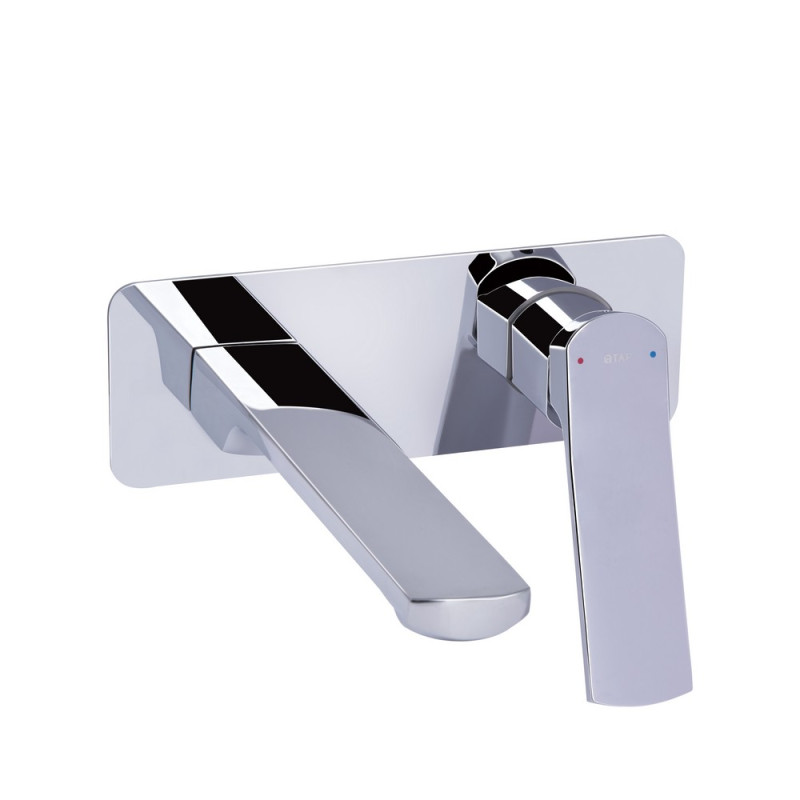 Смеситель для умывальника Qtap Slavonice скрытого монтажа хром