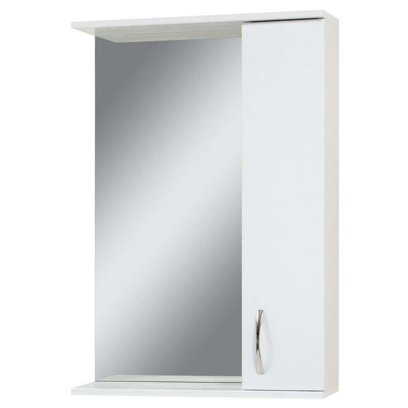 Зеркало со шкафом Aqua Gold BASIC 55 белое без подсветки