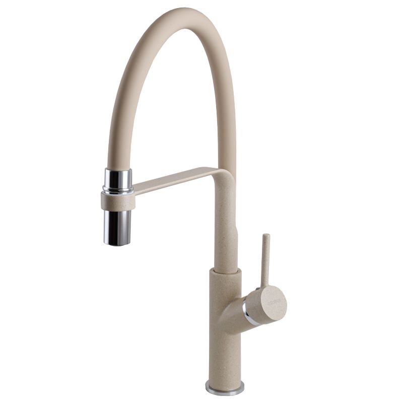 Смеситель для кухни Globus Lux DENVER Flex GDF-32-04-06 бежевый