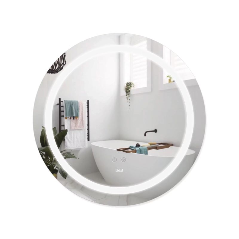 Зеркало Lidz Aria R600 с LED-подсветкой