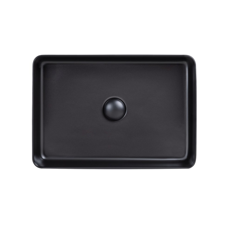 Умывальник (раковина) Qtap Tern 510x350х145 Matt Black