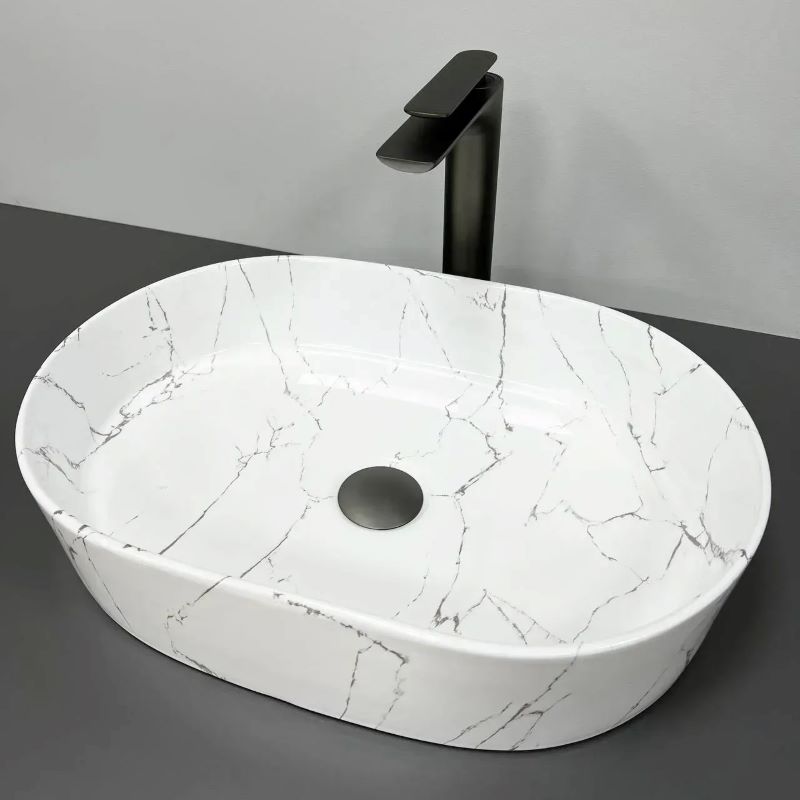 Умывальник (раковина) VBI VERONA 50 MARMO накладной