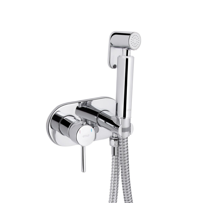 Набор для гигиенического душа Qtap 29623 Chrome скрытого монтажа