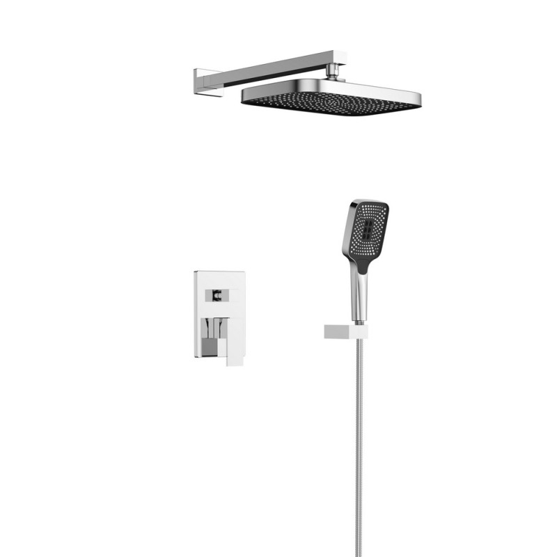 Душевая система скрытого монтажа Qtap Aquarius хром CRM64103