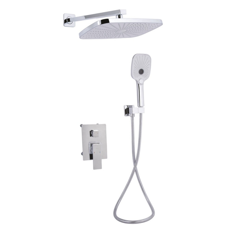 Душевая система скрытого монтажа Qtap Gemini хром CRM45696