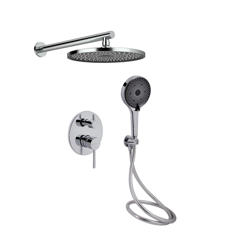 Душевая система скрытого монтажа Qtap  Scorpio хром CRM45896