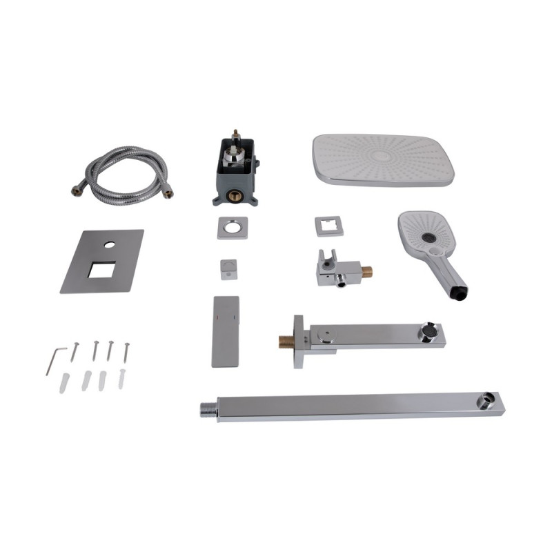 Душевая система скрытого монтажа Qtap Gemini хром CRM45702 