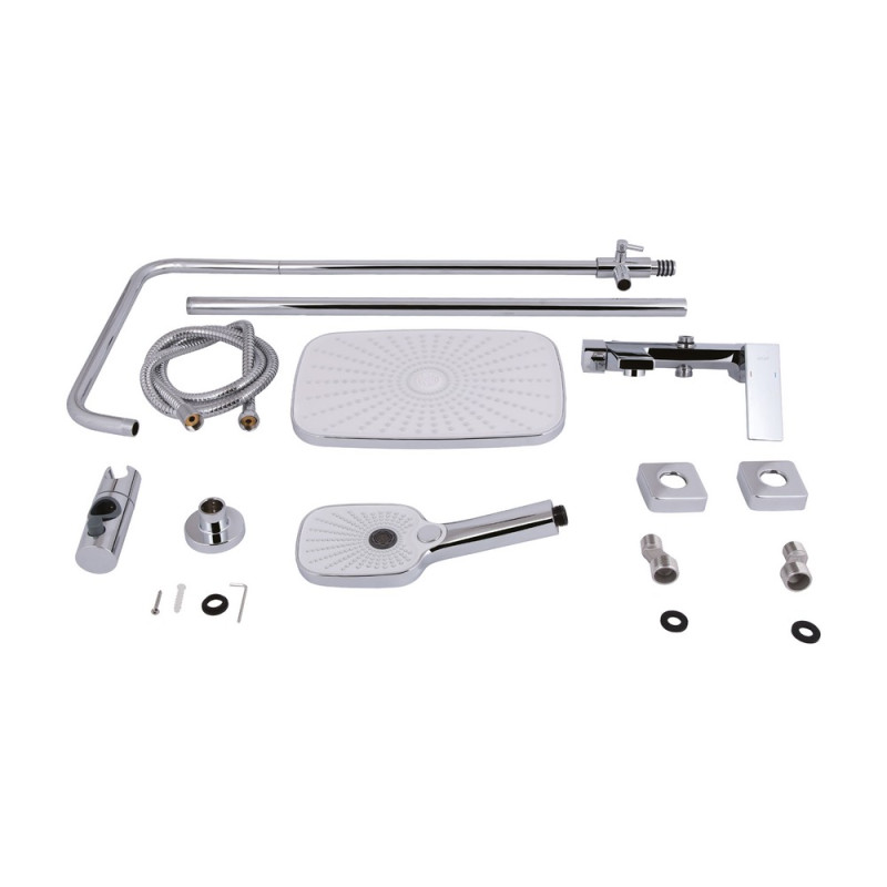 Душевая система Qtap Gemini с изливом хром CRM45685 