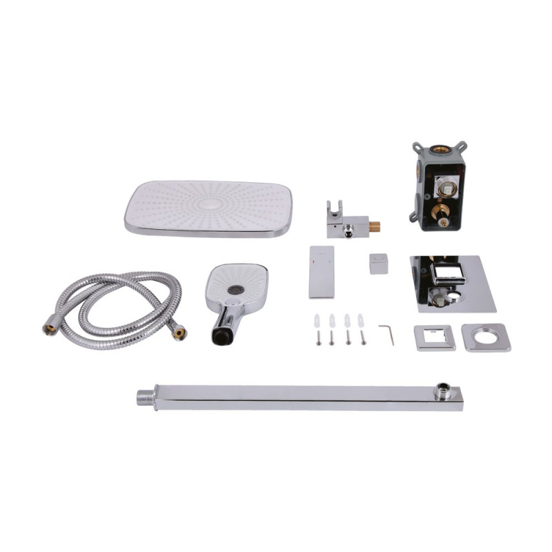 Душевая система скрытого монтажа Qtap Gemini хром CRM45696 