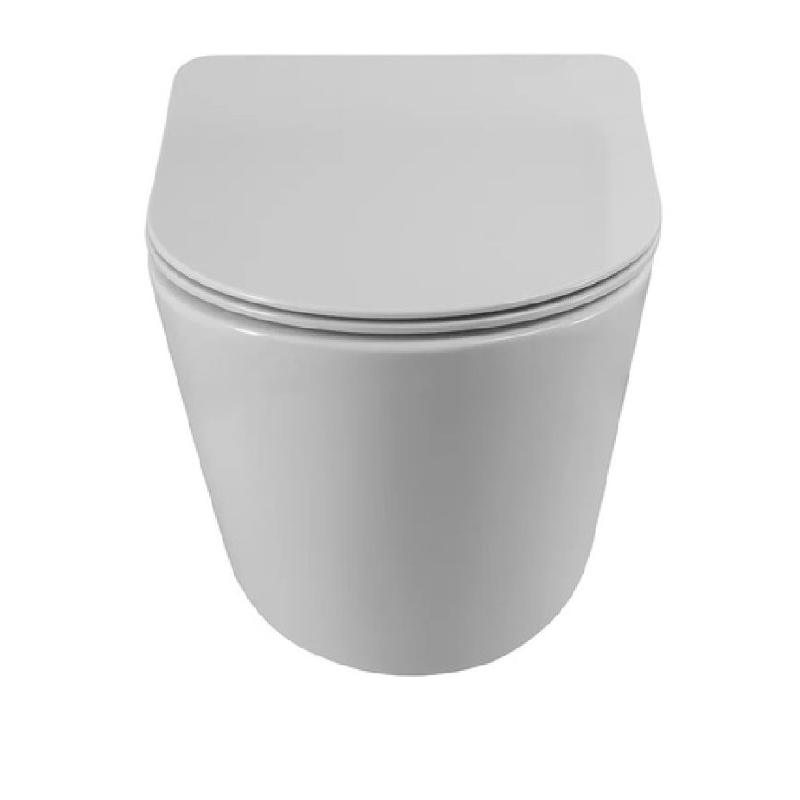 Унитаз подвесной 2303-5 безободковый с сиденьем Slim Soft-close 