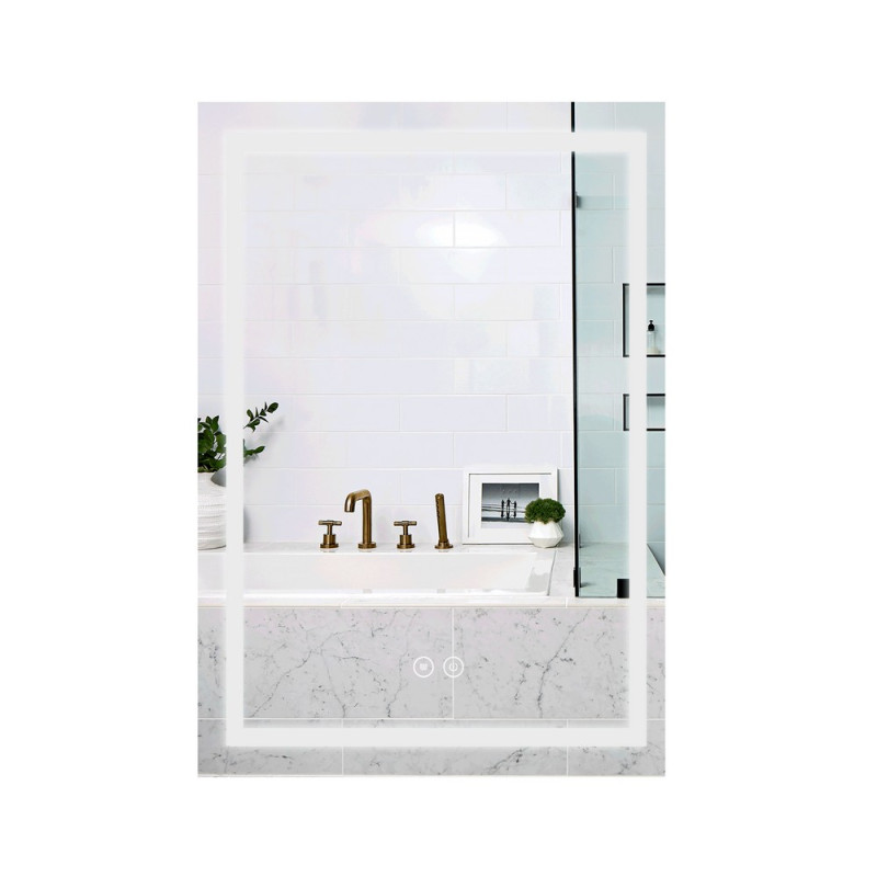 Зеркало Qtap Mideya с антизапотеванием (DC-F936) 500х800