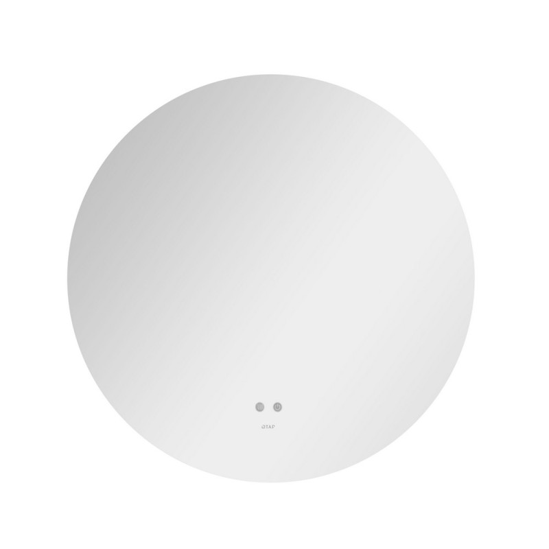 Зеркало Qtap Taurus R800 с антизапотеванием, с диммером, рег. темп. цвета 