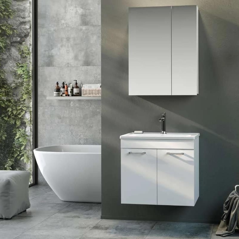 Тумба с умывальником ORKA Bafa 60 White