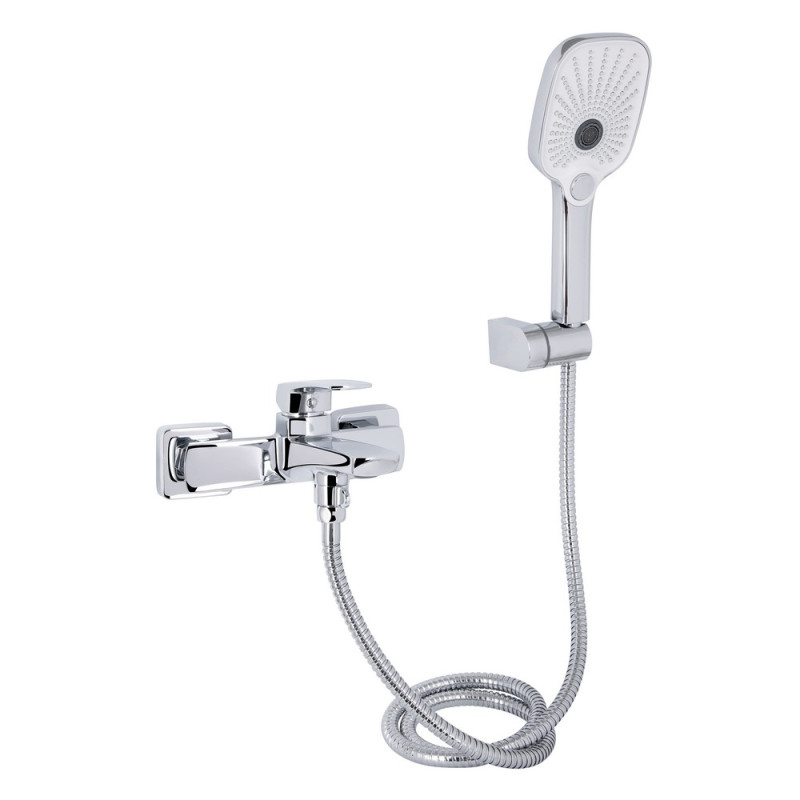 Смеситель для ванны Qtap Tern хром