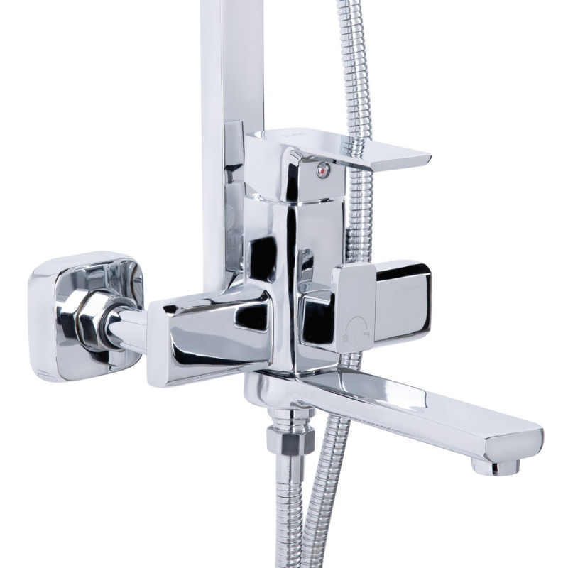 Душевая система Lidz Dozorca 1030 хром с изливом 