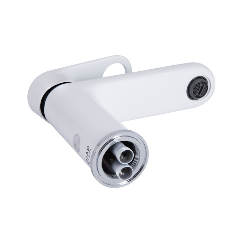 Смеситель для умывальника Qtap Jay хром/белый 