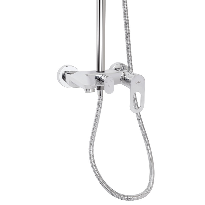 Душевая система Lidz Latwa 1030 хром с изливом 