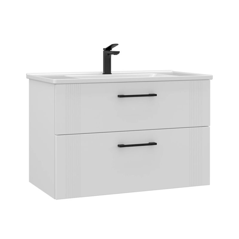 Тумба с умывальником ORKA Bari 80 White 