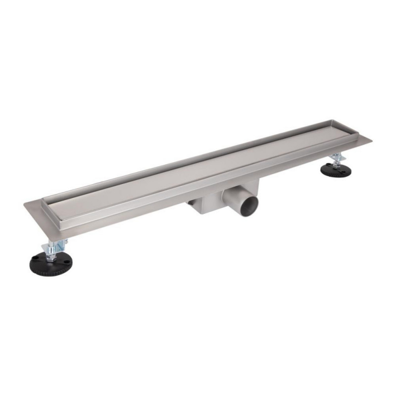 Трап Qtap Taurus из нержавеющей стали линейный с сухим затвором под плитку 1000 мм