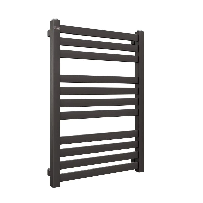 Водяной полотенцесушитель GORGIEL EBRO AEB 530×730 черный мат