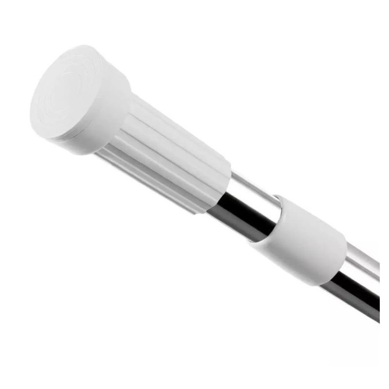 Карниз для ванной 140-260 см хром