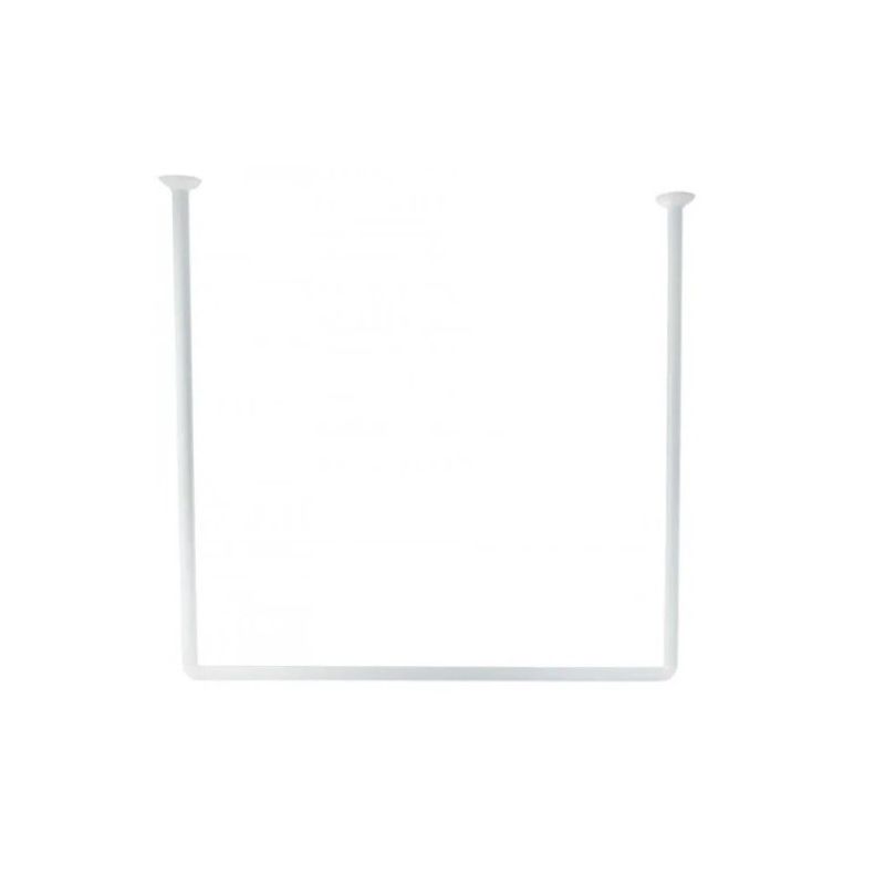 Карниз для ванной угловой универсальный 90*90*90 белый 