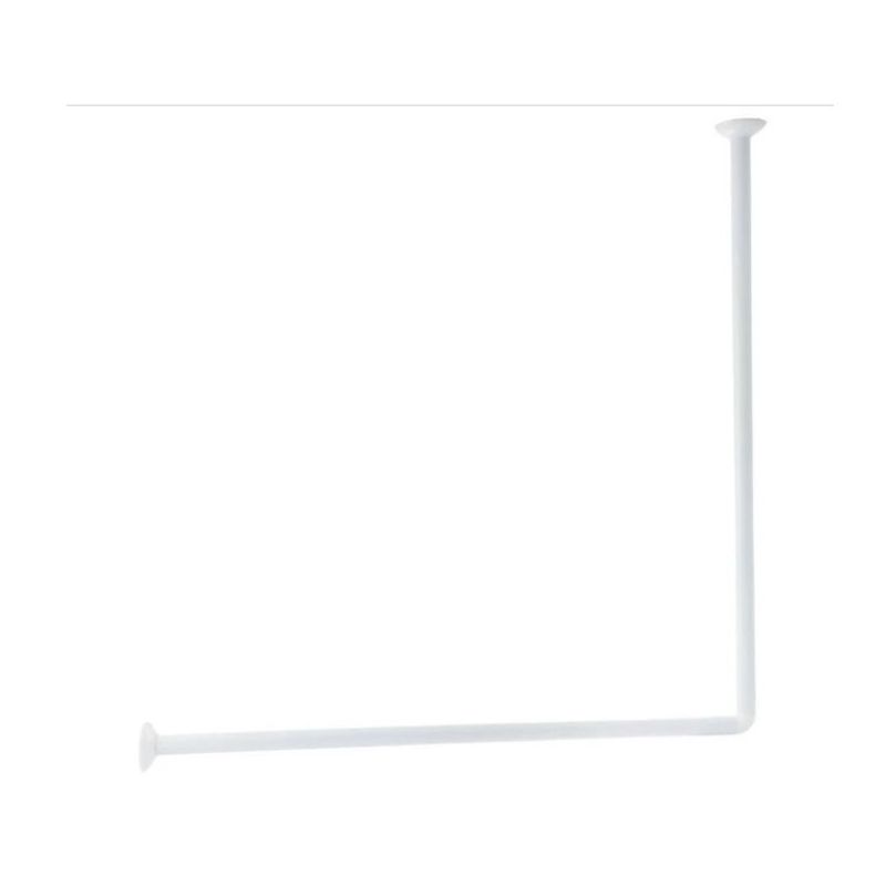 Карниз для ванной угловой 90*90 белый 