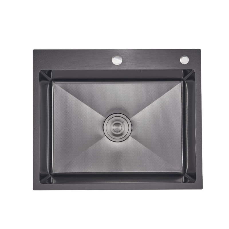 Мойка Handmade Decor Black PVD Honeycomb 600х500х220 черная