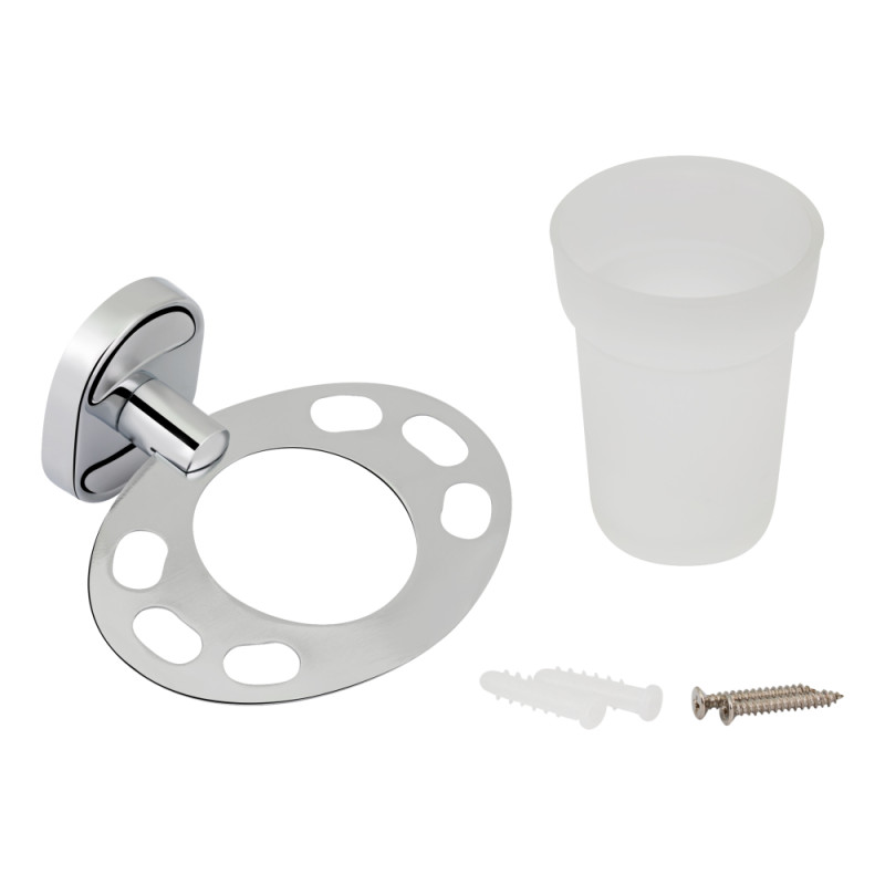 Стакан Lidz (CRG) 114.04.03 с держателем зубных щеток 