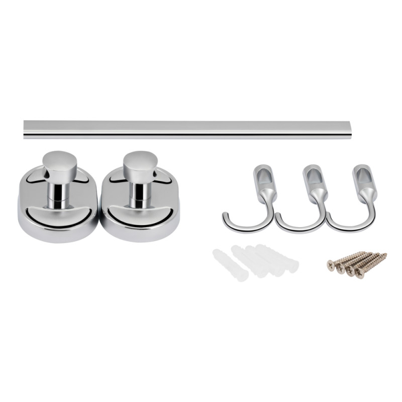 Держатель для полотенец Lidz Oreo 0803 3 крючка Chrome 