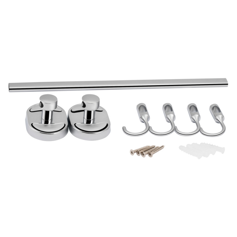 Держатель для полотенец Lidz Oreo 0804 4 крючка Chrome 