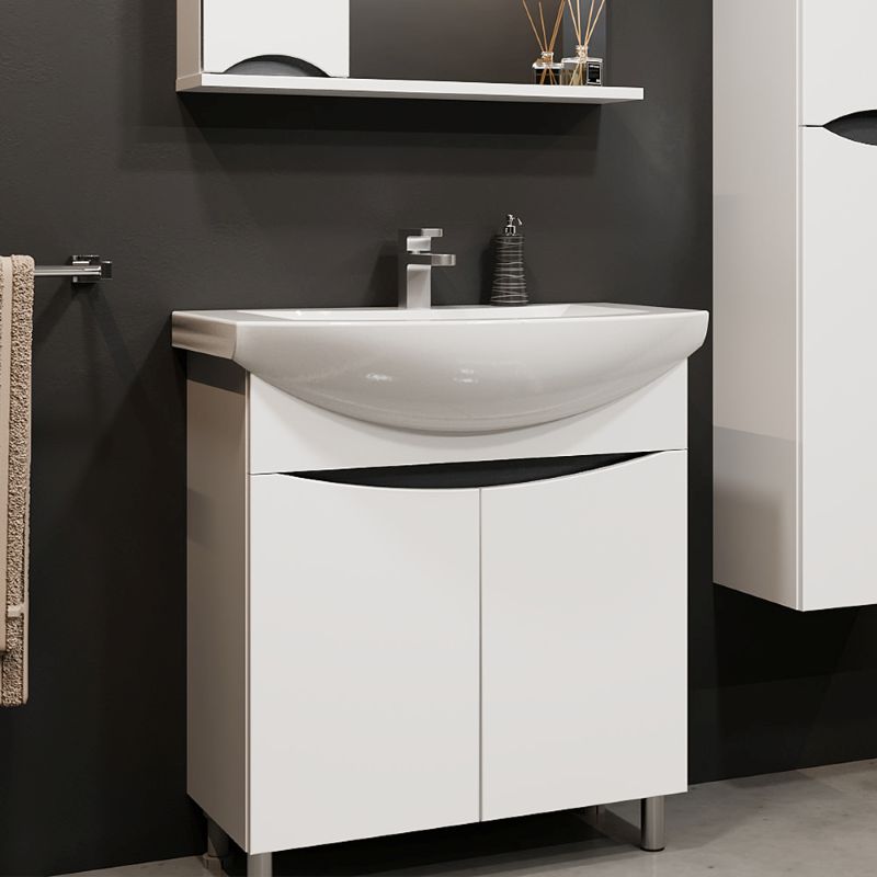 Тумба с умывальником Elara Duo Zenon 75 см