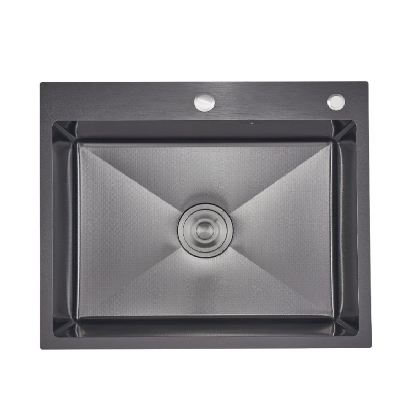 Мойка Handmade Decor Black PVD Honeycomb 650х500х220 черная