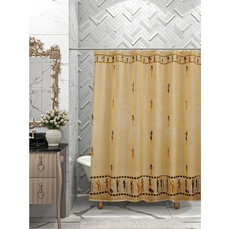 Штора для ванной Miranda Egypt Бежевая 180*180 см 