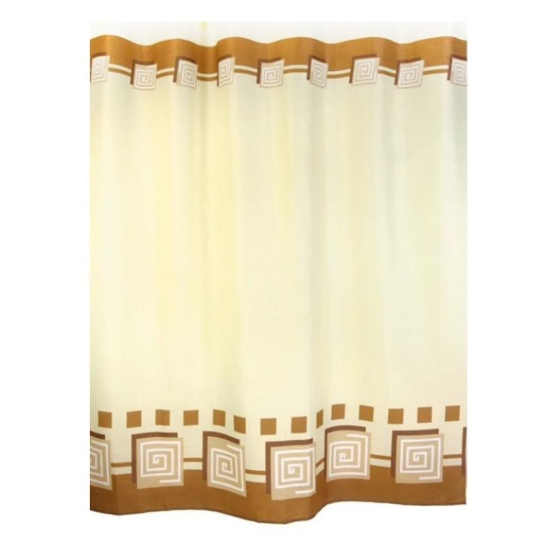 Штора для ванной Miranda Lykia Бежевая 180*180 см 