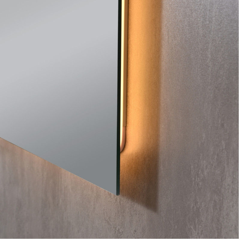Зеркало Qtap Taurus (TA1) 800×700 мм с LED-подсветкой Touch, с антизапотеванием, с диммером, рег. темп. цвета 