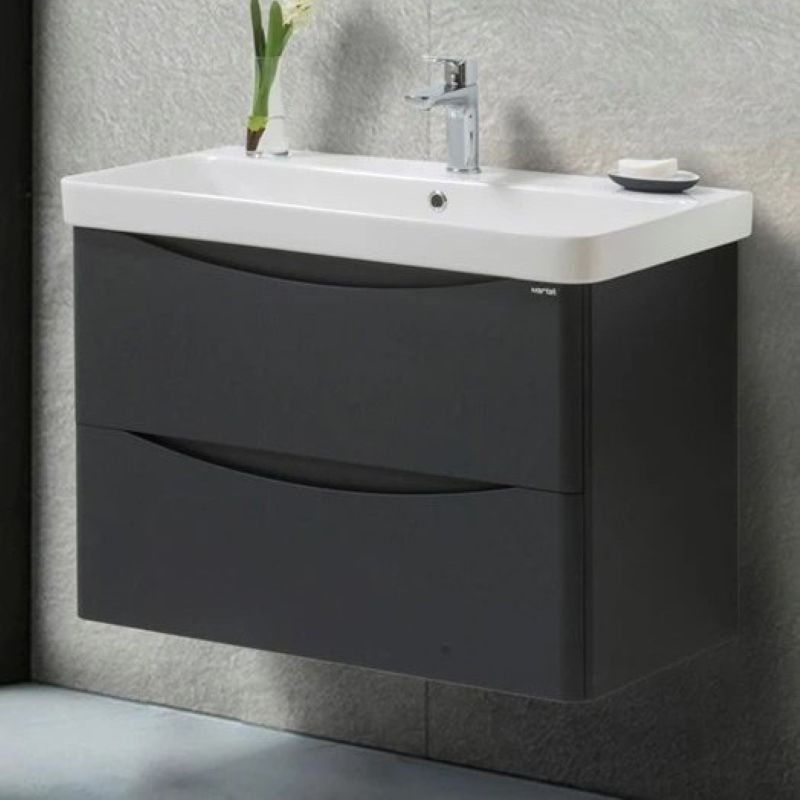 Тумба с умывальником Martat Zen 60cm (anthracite)
